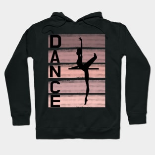 dance design in dusty rose shades Hoodie